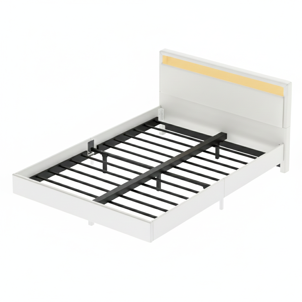 Cadre de Lit 160 x 200 cm connecté