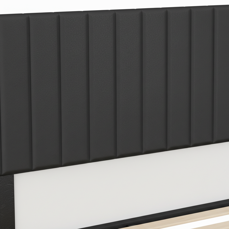 Cadre de lit rembourré